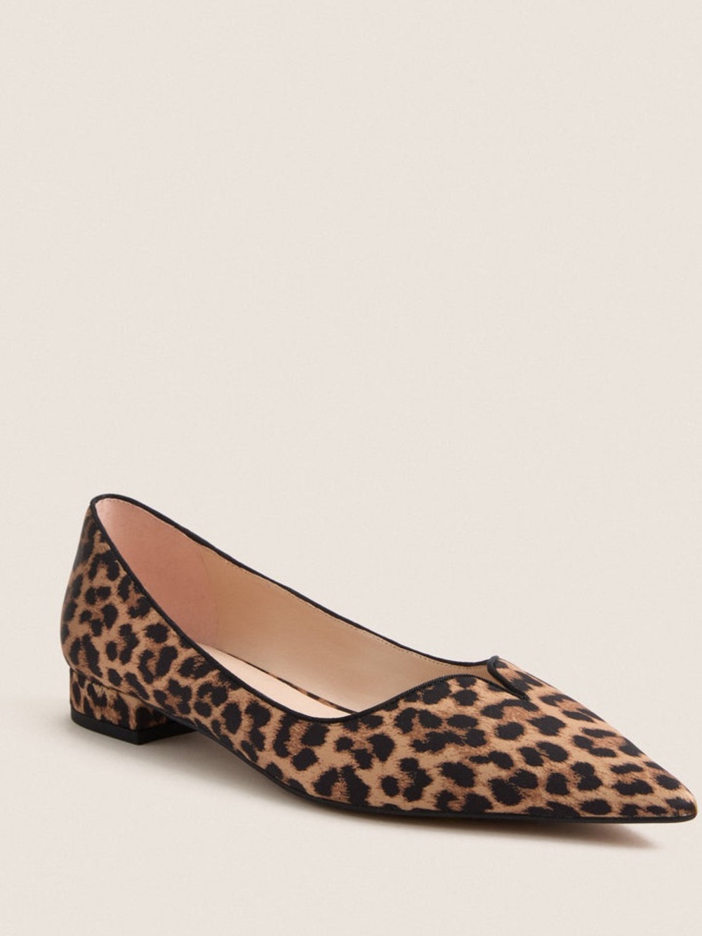 NWOT TUCKERNUCK SHOES Leopard Silk Camilla Flats - size 8